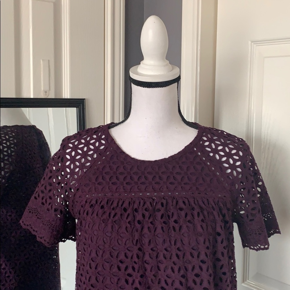 ⬇️REDUCED!! J.Crew Eyelet Top - Picture 7 of 8